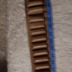 Gucci Tan Leather Belt with Loops Bullet Belt